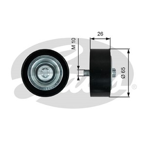 Ohjainrulla, moniurahihna, MERCEDES-BENZ A-KLASS [W169], B-KLASS Sports Tourer [W245], 2662001070, A2662001070