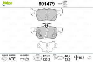 Jarrupalasarja, levyjarru, Taka-akseli, FORD,FORD USA,LINCOLN, 2 209 329, 2209329, 2211284, 2247444, 2367295, 2379248, 2433333, 2454300,