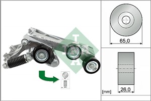 Kiristinvarsi, moniurahihna, MERCEDES-BENZ A-KLASS [W169], B-KLASS Sports Tourer [W245], 266 200 07 70, 266 200 11 70, 2662000770, 26620