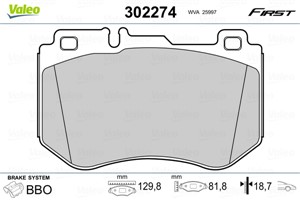 Jarrupalasarja, levyjarru, Etuakseli, MERCEDES-BENZ, 0084201720, 84201720, A0084201720