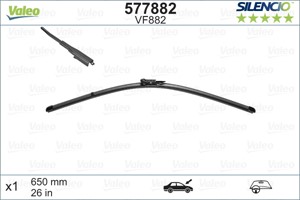 Pyyhkijänsulka, Keskellä, CITROËN C1 II, PEUGEOT 108, TOYOTA AYGO, 1612432380, 1612432480, 852220H020, 85222-0H020