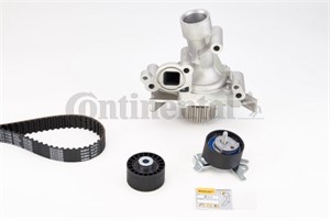 Vesipumppu + jakohihnasarja, CITROËN,FIAT,LANCIA,PEUGEOT, 1609525280