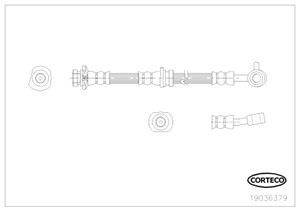 Jarruletku, Etuakseli, oikea, NISSAN QASHQAI / QASHQAI +2 I, 46210-JD000