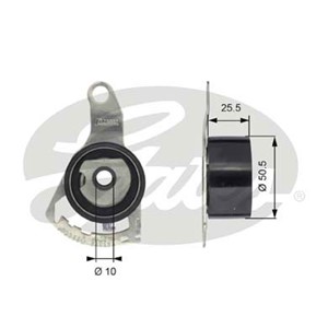 Kiristysrulla, hammashihnat, FORD,MAZDA, 1021706, 1040678, 1099553, 1E0712700A, 1E0712700B, 97FF6K254CB, 97FF6K254CC