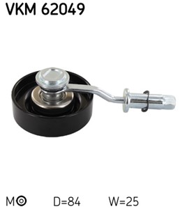 Kiristysrulla, moniurahihna, Yläpuolella, NISSAN MURANO I, QUEST, TEANA I, RENAULT ESPACE IV, VEL SATIS, 11 92 531 U05, 11925-31U05, 119