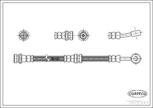 Jarruletku, Etuakseli, SUBARU JUSTY II, 5158063BB0