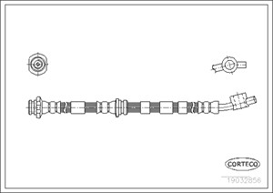 Jarruletku, Etuakseli, Oikea, NISSAN PRIMERA, PRIMERA Traveller, 462102F001