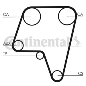 Hammashihna, ALFA ROMEO 155, 164, GTV, SPIDER, FIAT CROMA, LANCIA THEMA, THEMA SW, 60500466, 60500466/B, 60807898