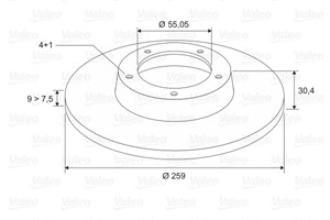 Jarrulevy, Taka-akseli, ASTON MARTIN CYGNET, TOYOTA IQ, YARIS, 4243152080, 42431-52080