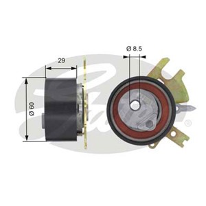 Kiristysrulla, hammashihnat, CITROËN,FIAT,FORD,LANCIA,PEUGEOT,VOLVO, 0829.A3, 0829.A4, 0829A3, 0829A4, 1231975, 3M5Q6B217AA, 8653651, 94