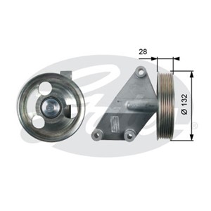 Ohjainrulla, moniurahihna, CITROËN,FIAT,LANCIA,PEUGEOT, 5706.L7, 5706L7, 96549548, 9654954880