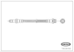 Jarruletku, Taka-akseli, FORD GALAXY II, MONDEO IV, MONDEO Sedan IV, MONDEO Turnier IV, S-MAX, 1460255, 6G912282ED
