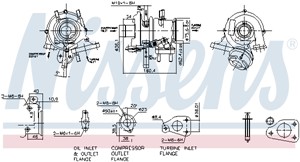 Turboahdin, CHEVROLET,CITROËN,FIAT,FORD,LANCIA,OPEL,PEUGEOT, 0375S1, 1539469, 1607371380, 1610428080, 1613360880, 1623192480, 1722824, 1