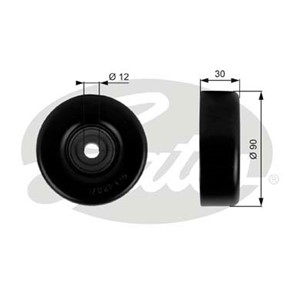 Ohjainrulla, moniurahihna, CADILLAC ALLANTE Cabriolet, ALLANTE Coupé, CHEVROLET BLAZER S10, SUBURBAN, 10051576, 12556504, 8100515760