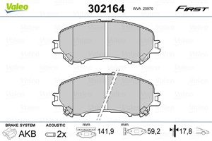 Jarrupalasarja, levyjarru, Etuakseli, NISSAN QASHQAI SUV II, X-TRAIL III, RENAULT KADJAR, KOLEOS II, 410604EA0A, D10604BA0A, D1060-4BA0A