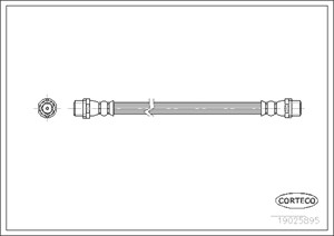 Jarruletku, Taka-akseli, AUDI,SKODA,VW, 4D0611775A, 4E0611775F, 8D0611775E