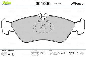 Jarrupalasarja, levyjarru, Taka-akseli, MERCEDES-BENZ,VW, 0024204020, 0024206020, 24204020, 24206020, 2D0698451, A0024204020, A002420602