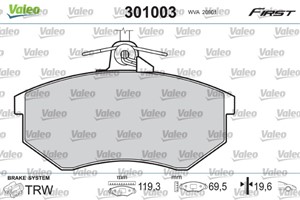 Jarrupalasarja, levyjarru, Etuakseli, AUDI,VW, 431698151D, 431698151F, 431698151G, 437698151, 443698151A, 443698151C, 443698151D, 443698
