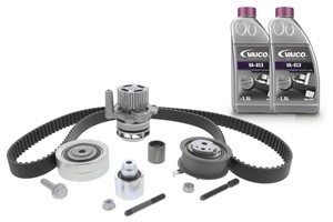 Vesipumppu + jakohihnasarja, AUDI,SEAT,SKODA,VW, 038 109 454 A, 03L 109 119 E, 03L 109 243 F, 03L 109 244 D, 03L 109 244 G, 03L 109 244