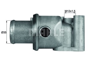 Termostaatti, jäähdytysneste, FIAT CINQUECENTO, CINQUECENTO VAN, SEICENTO / 600, SEICENTO / 600 Skåp/halvkombi, 0000007670764, 7670764,