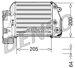 Välijäähdytin, Oikea, AUDI A6 C6 Avant, 4F0145806E