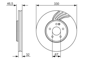 Jarrulevy, Etuakseli, CHRYSLER,MERCEDES-BENZ, 05135 475AA, 210 421 23 12, 210 421 26 12, 5135 475AA, A 210 421 23 12, A 210 421 26 12
