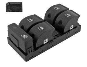 Kytkin, lasinnostin, Eteen, vasen, Ajoneuvo-ovi, AUDI A4 B7, A4 B7 Avant, R8, R8 Spyder, TT, TT Roadster, SEAT EXEO, EXEO ST, 8E0 959 85