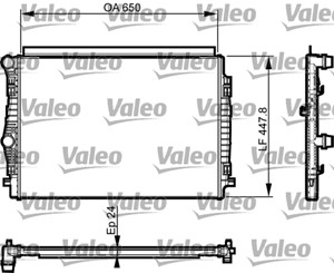Jäähdytin, moottorinjäähdytys, AUDI,SEAT,SKODA,VW, 5Q0121251EQ, 5Q0121251ES, 5Q0121251GL, 5Q0121251GR