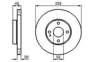 Jarrulevy, Etuakseli, MAZDA MX-5 I, MX-5 II, N026 33 25X, N026 33 25XC, NA75 33 25X, NA75 33 25XC