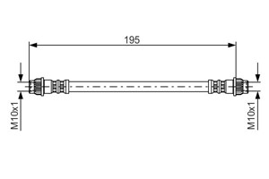 Jarruletku, Taka-akseli, Ulompi, Taka-akseli, oikea, Oikea, RENAULT KANGOO, KANGOO Express, 77 00 304 969