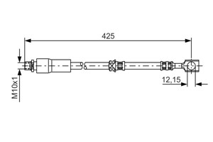 Jarruletku, etuakseli molemminpuoleinen, OPEL,SAAB,VAUXHALL, 12779335, 12807516, 13297785, 24 436 541, 24436541, 5562203