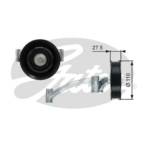 Ohjainrulla, moniurahihna, AUDI,SEAT,SKODA,VW, 06K 145 172