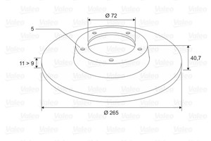 Jarrulevy, Taka-akseli, MAZDA 3, 3 Sedan, BP4Y26251B, BP4Y-26-251B, BP4Y26251C, BP4Y-26-251C, BP4Y26251D, BP4Y-26-251D, C24Y26251B, C24Y