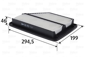 Ilmansuodatin, HONDA CR-V II, CR-V III, FR-V, 17220RMA505, 17220-RMA-505, 17220RMAE00, 17220-RMA-E00