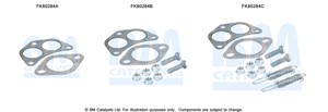 Asennussarja, katalysaattori, FORD ESCORT VI, ESCORT Sedan V, ESCORT Sedan VI, ESCORT Turnier VI