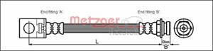 Jarruletku, Taka-akseli keski, JEEP CHEROKEE, 52005045, 52006861, 52007562, 52007562AC