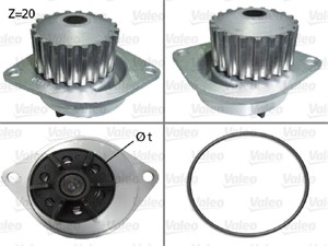 Vesipumppu, CITROËN,NISSAN,PEUGEOT,ROVER, 120158, 1201-58, 120197, 1201-97, 1201E4, 1201-E4, 1201E6, 1201-E6, 120725, 1207-25, 161189698