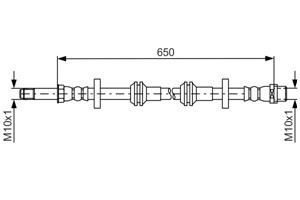 Jarruletku, Etuakseli, AUDI A6 Allroad C7, A6 C7, A6 C7 Avant, A7 Sportback, 4G0 611 707 G, 4G0 611 707 J