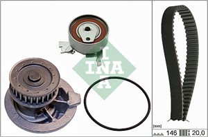 Vesipumppu + jakohihnasarja, CHEVROLET,OPEL,VAUXHALL, 13 34 054, 1334054, 56 36 351, 56 36 361, 56 36 374, 56 36 429, 56 36 562, 5636351