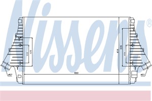 Välijäähdytin, CADILLAC,FIAT,OPEL,SAAB,VAUXHALL, 12 804 713, 12765753, 13205149, 51770417, 6302 065