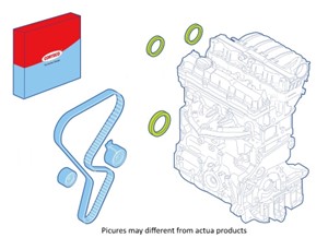 Tiivisterengassarja, moottori, , HYUNDAI ATOS, GETZ, MITSUBISHI COLT V, -