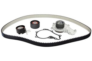 Vesipumppu + jakohihnasarja, VOLVO,SUZUKI,CITROËN,MINI,MAZDA,FIAT,FORD,PEUGEOT, 16095256, 1609525680, 1753585, 1855731, 1855738, 3M5Q-8B