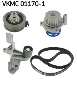 Vesipumppu + jakohihnasarja, AUDI A4 B5, A4 B5 Avant, A4 B6, A4 B6 Avant, A4 B6 Cabriolet, A4 B7, A4 B7 Avant, A6 C5, A6 C5 Avant, 06A 1