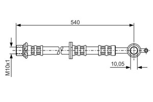 Jarruletku, Etuakseli, oikea, TOYOTA bB I, ECHO Sedan, IST, YARIS, YARIS VERSO, YARIS VERSO VAN, 90947 02C31, 90947 02D76