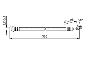 Jarruletku, Taka-akseli, oikea, HYUNDAI TUCSON, TUCSON Skåp/SUV, KIA SPORTAGE II, 58737 2E310, 58737 2E360, 587372E360