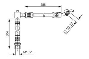 Jarruletku, Takana, Vasen, TOYOTA YARIS, 90947 02C82