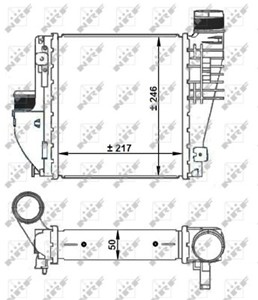Välijäähdytin, CITROËN,DS,OPEL,PEUGEOT,VAUXHALL, 51320-SMG-E01, 9675627980