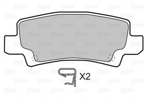Jarrupalasarja, levyjarru, Taka-akseli, TOYOTA COROLLA, COROLLA Kombi, COROLLA Sedan, 04466-02070, 04466-02160, 04466-YZZD9, 446602070,