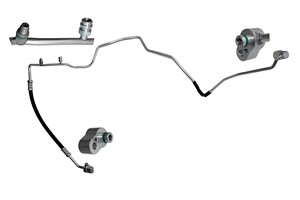 Korkeapainejohto, ilmastointilaite, VW PASSAT B6, PASSAT B6 Variant, PASSAT B7, PASSAT B7 Variant, PASSAT CC B6, 3C0 820 741 AJ, 3C0 820