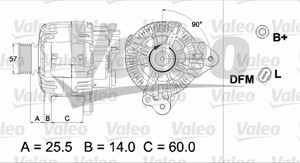 Laturi, AUDI,SEAT,SKODA,VW, 06F903023B, 06F903023BX, 06F903023G, 06F903023GX, 6F903023B, 6F903023BX, 6F903023G, 6F903023GX